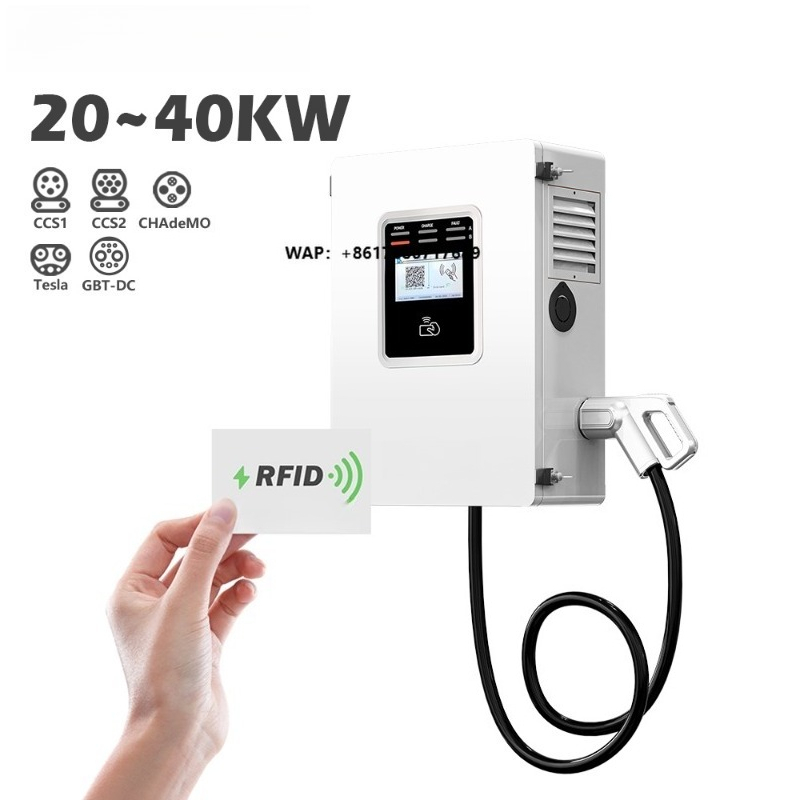 Dc Fast Charger 30Kw Wallbox Commercial - OEM 20kW 30kW 40kW Wallbox RFID
