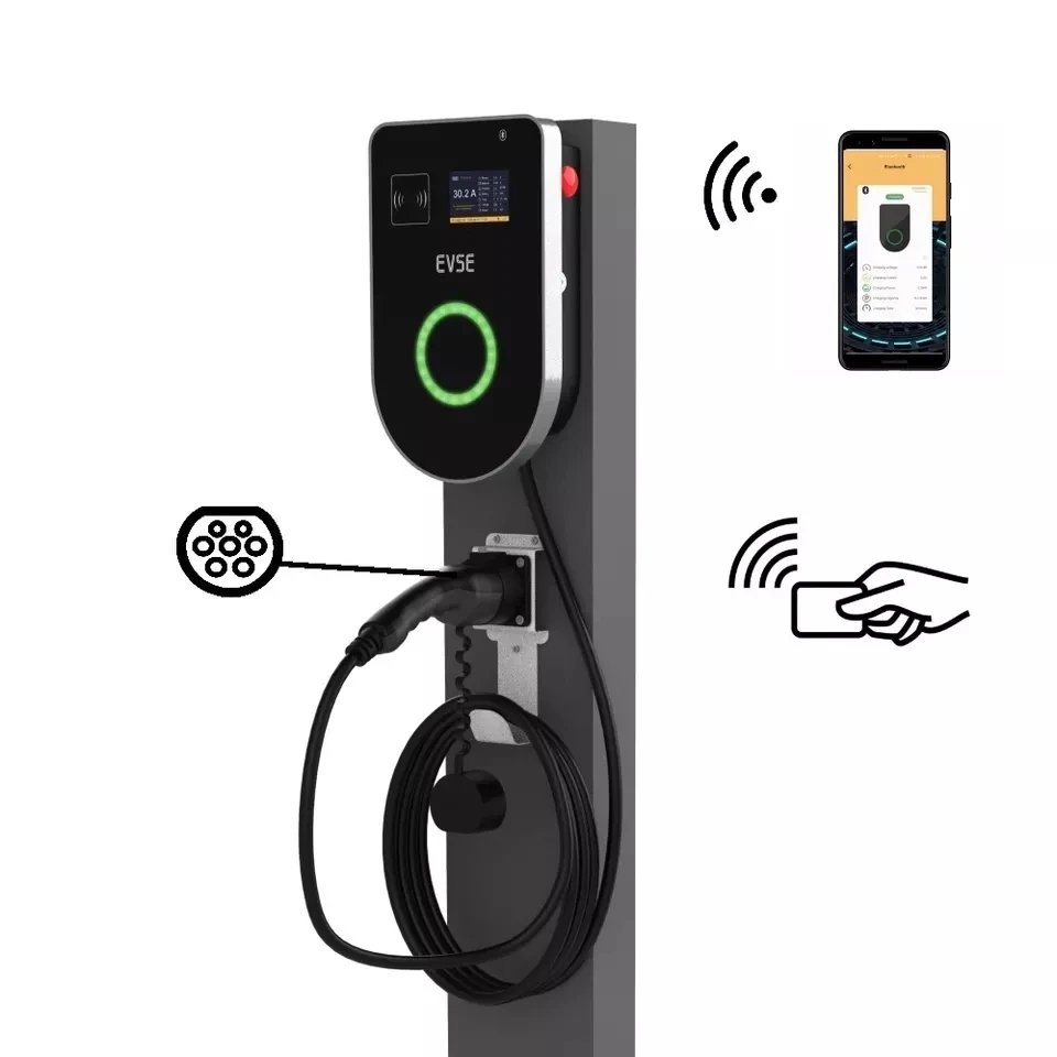 22Kw Wallbox Type 2 Ocpp Rfid - EV-Ladegerät OCPP Typ 2 Ladekabel 11