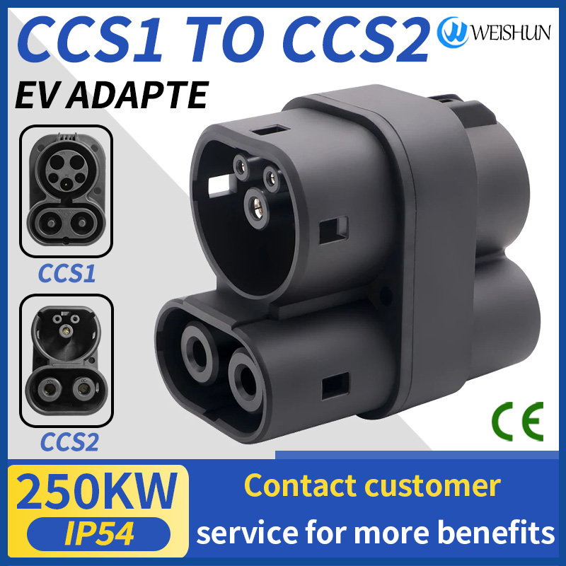 Ccs2 To Ccs1 Fast Charge Adapter 250Kw - CCS1 zu CCS2 EV DC Schnellladeadapter