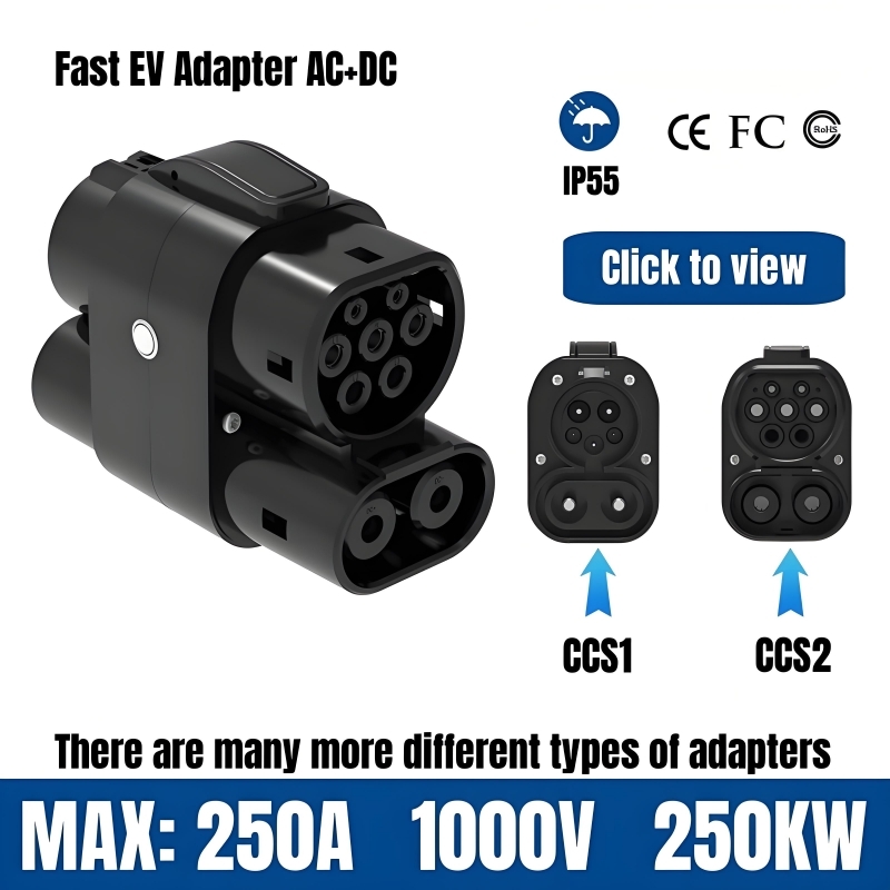 Ccs2 To Ccs1 Fast Charge Adapter 250Kw - EV-Ladeadapter 250A 250KW Mehrere Modelle Verfügbar