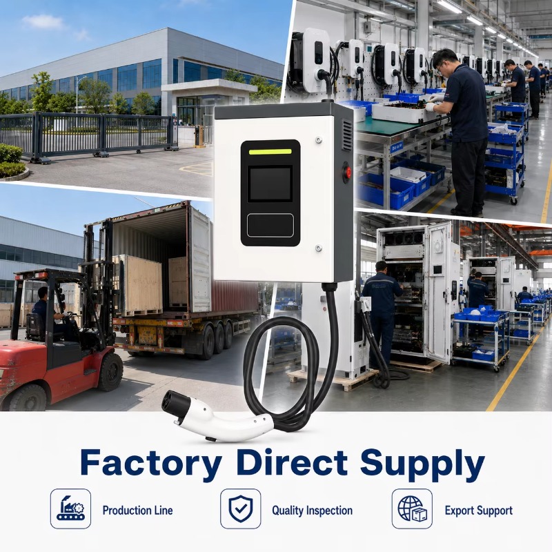 Dc Fast Charger 30Kw Wallbox Commercial - Maßgefertigte 30kW CCS2 DC Schnell-EV-Ladestation Wallbox