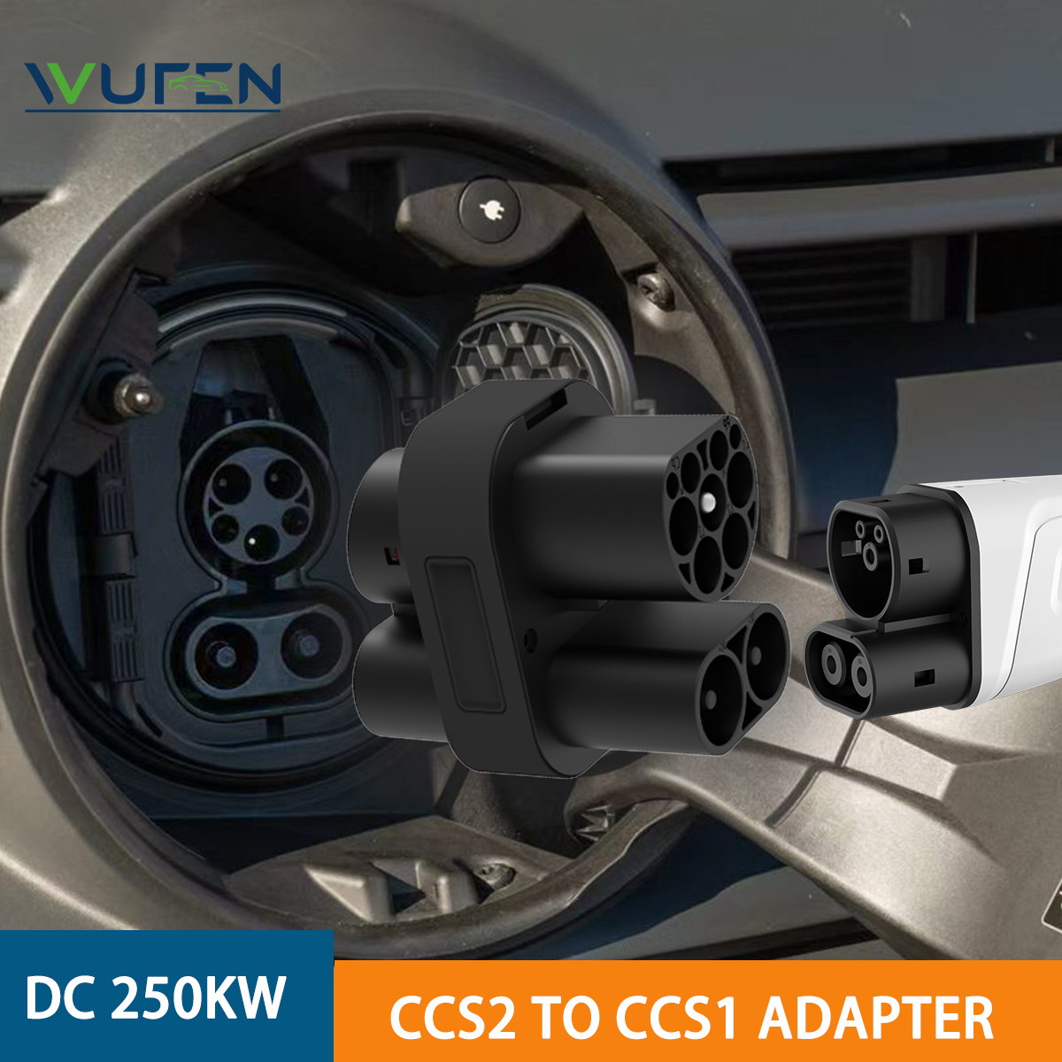 Ccs2 To Ccs1 Fast Charge Adapter 250Kw - WUFEN 250KW CCS2 zu CCS1 Adapter