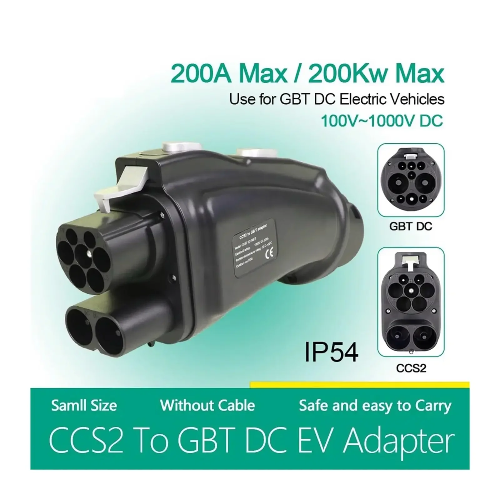 CCS Combo 2 zu GB/T EV-Adapter – Gb/T To Ccs2 200A Fast Charging Adapter Bewertung und Preis